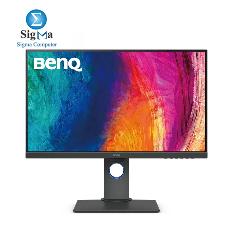 BENQ Designer Monitor PD2705Q | 27” 2K QHD IPS, 60Hz, 100% sRGB, ΔE ≤ 3, HDR10, USB-C (65W PD), KVM, DualView, DP Out (MST), Eye-care, Pantone Validated, 3Y Warrenty