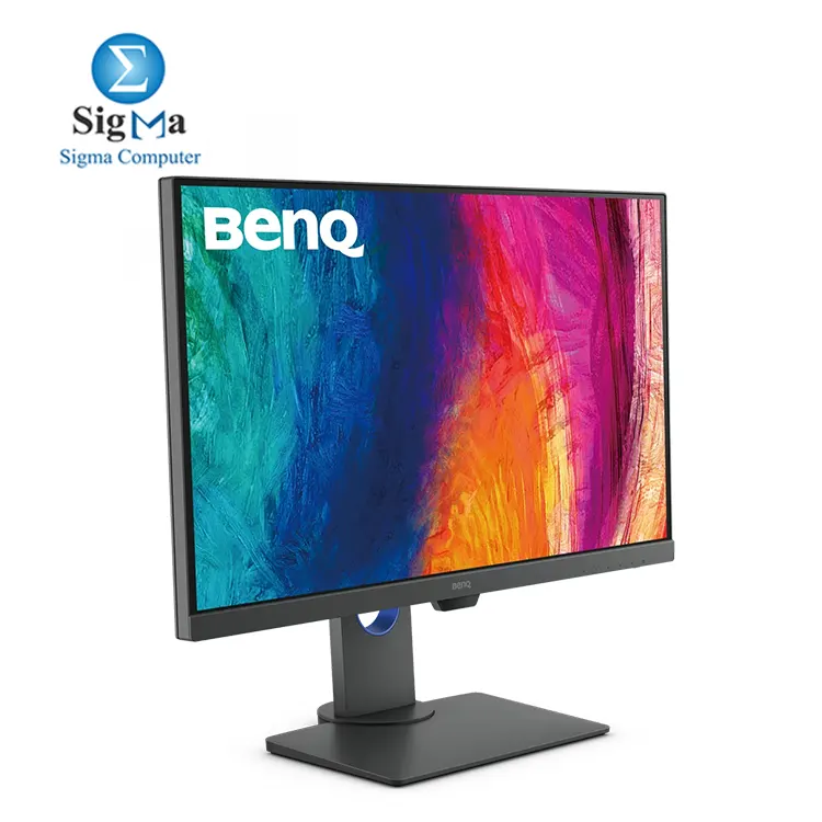 BENQ Designer Monitor PD2705Q | 27” 2K QHD IPS, 60Hz, 100% sRGB, ΔE ≤ 3, HDR10, USB-C (65W PD), KVM, DualView, DP Out (MST), Eye-care, Pantone Validated, 3Y Warrenty