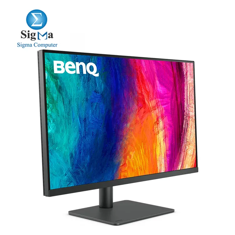 Benq Designer Monitor PD3205U 31.5-inch 4K IPS 60Hz HDR10, KVM with 99% sRGB, HDR10, Delta E ≤3, USB-C 90W PD, and built-in eye care features like Flicker-Free and Low Blue Light.