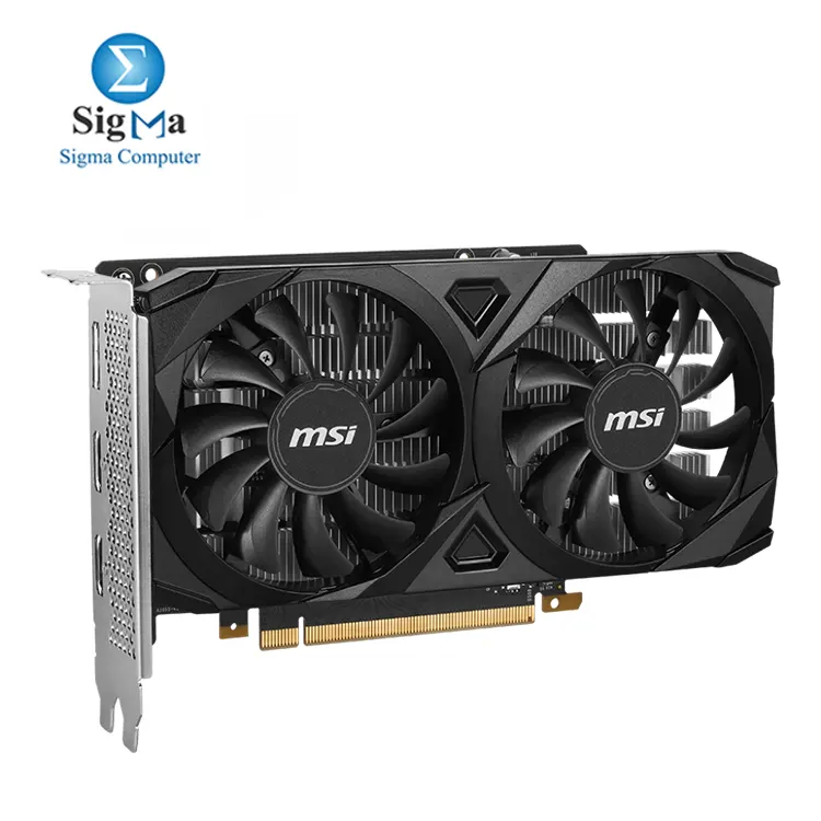 MSI RTX 3050 VENTUS 2X 6G OC     6GB GDDR6  1492 MHz Boost  2304 CUDA Cores  70W  1x DP 1.4a  2x HDMI 2.1