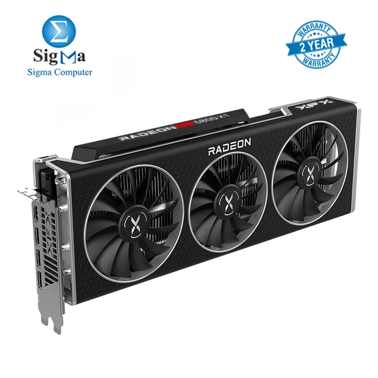 XFX Speedster MERC 319 AMD Radeon RX 6800 XT features 16GB GDDR6 memory, 4608 stream processors, PCI-E 4.0, clock speeds up to 2250 MHz, triple-fan cooling, and support for AMD RDNA™ 2, raytracing