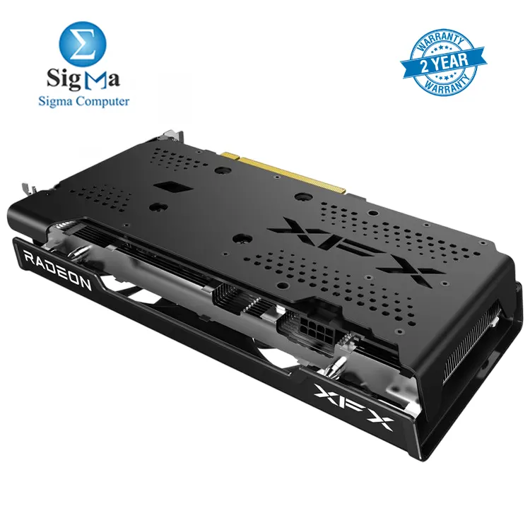 XFX SPEEDSTER SWFT 210 AMD Radeon RX 7600 8GB GDDR6  2048 stream processors  4K support  PCI-E 4.0  2655 MHz boost clock  and dual-fan cooling