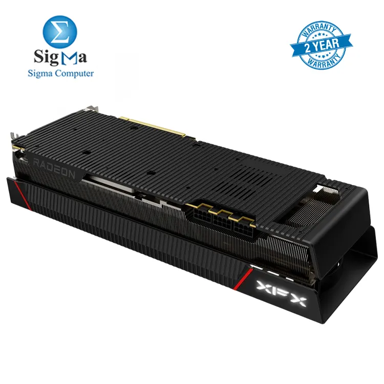  XFX Mercury AMD Radeon RX 7900 XTX 24GB GDDR6 memory  6144 stream processors  2615 MHz boost clock  960 GB s bandwidth  3x Magnetic Air fans