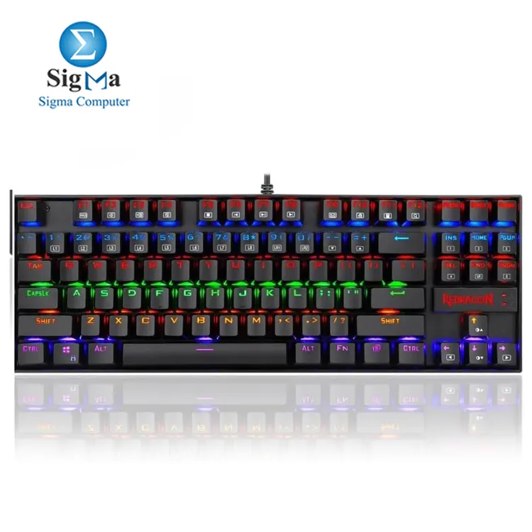 REDRAGON K552E Kumara Elite Rainbow Mechanical Gaming Keyboard Blue Switch