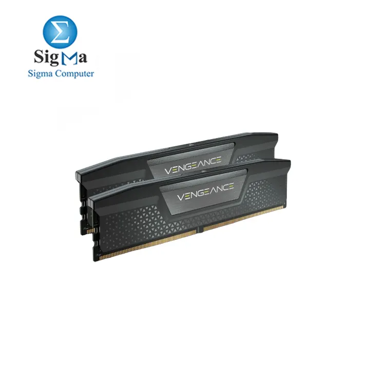 CORSAIR Vengeance DDR5 RAM 32GB  2x16GB  6000MHz CL38 Intel XMP iCUE Compatible Computer Memory - Black  CMK32GX5M2B6000C38 