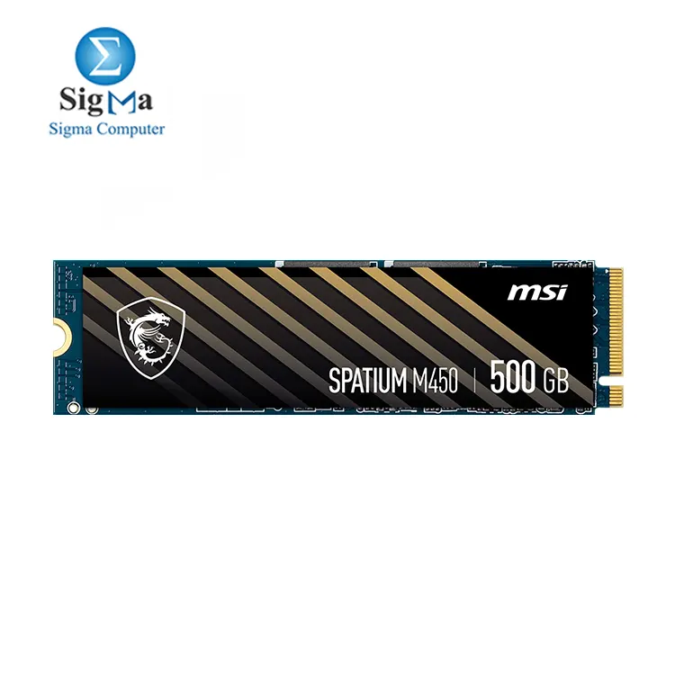 SPATIUM M450 500GB  PCIe 4.0 NVMe  up to 3600MB s read  2300MB s write  PHISON E19T  3D NAND  M.2 2280  300TBW