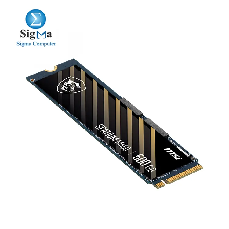 SPATIUM M450 500GB  PCIe 4.0 NVMe  up to 3600MB s read  2300MB s write  PHISON E19T  3D NAND  M.2 2280  300TBW