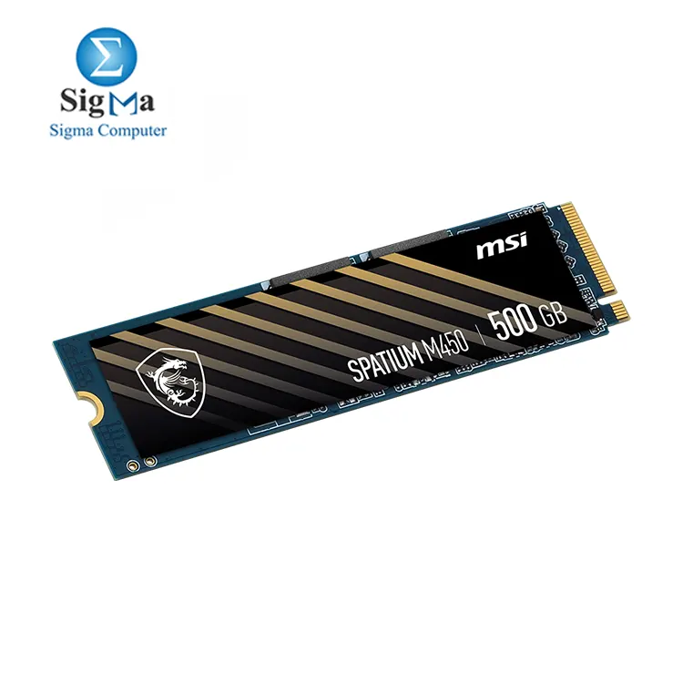 SPATIUM M450 500GB  PCIe 4.0 NVMe  up to 3600MB s read  2300MB s write  PHISON E19T  3D NAND  M.2 2280  300TBW