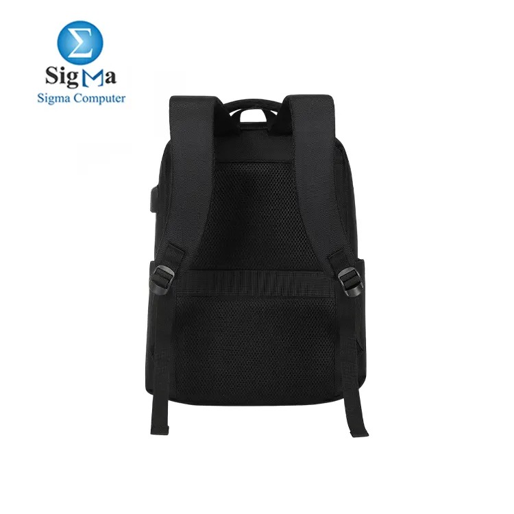 Rahala RAL-502     Durable denim backpack with smart storage  a versatile black design  and a lightweight build  0.76 kg .