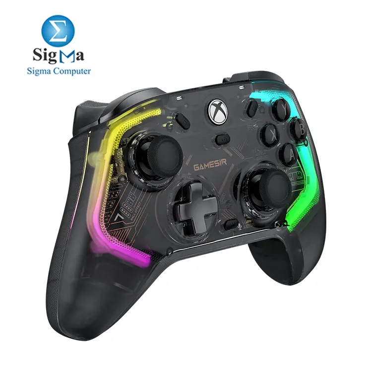 GameSir Kaleid Wired Controller features Hall Effect sticks, multi-platform support, plug-and-play USB-C, advanced vibration feedback, customizable lighting, and an ergonomic design Compatible with Xbox Series X|S, Xbox One, Windows 10/11