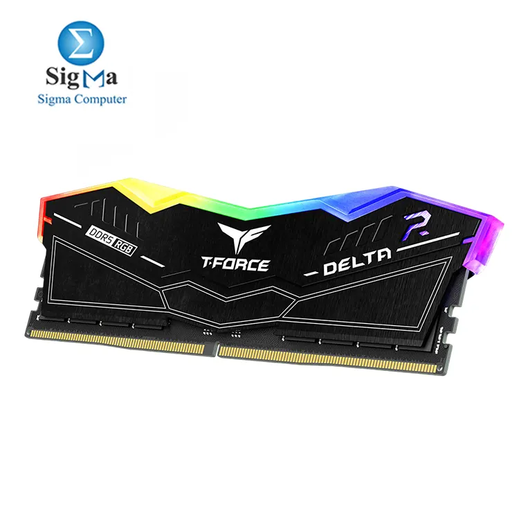 TEAMGROUP T-Force Delta RGB DDR5 16GB (6000MHz CL38, 1.25V, 48000 MB/s, XMP 3.0, RGB, On-die ECC, PMIC)