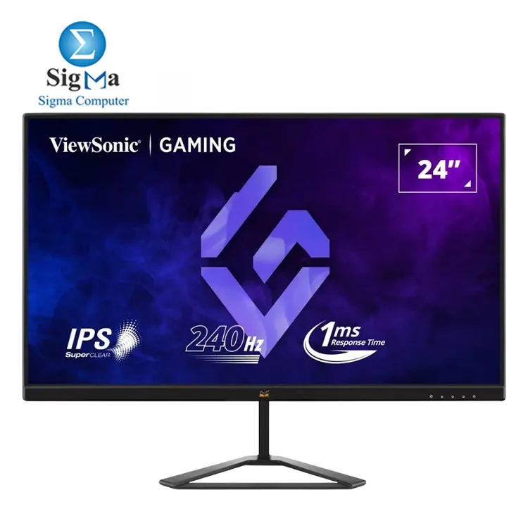 VIEWSONIC VX2479A-HD-PRO 24” FHD IPS, 240Hz, 1ms MPRT, AMD FreeSync, HDR10, Flicker-Free, 2x HDMI 1.4, DP 1.4, VESA Mount.