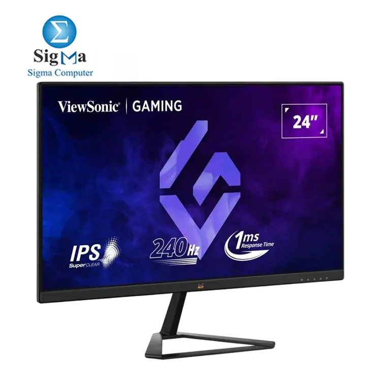 VIEWSONIC VX2479A-HD-PRO 24” FHD IPS, 240Hz, 1ms MPRT, AMD FreeSync, HDR10, Flicker-Free, 2x HDMI 1.4, DP 1.4, VESA Mount.