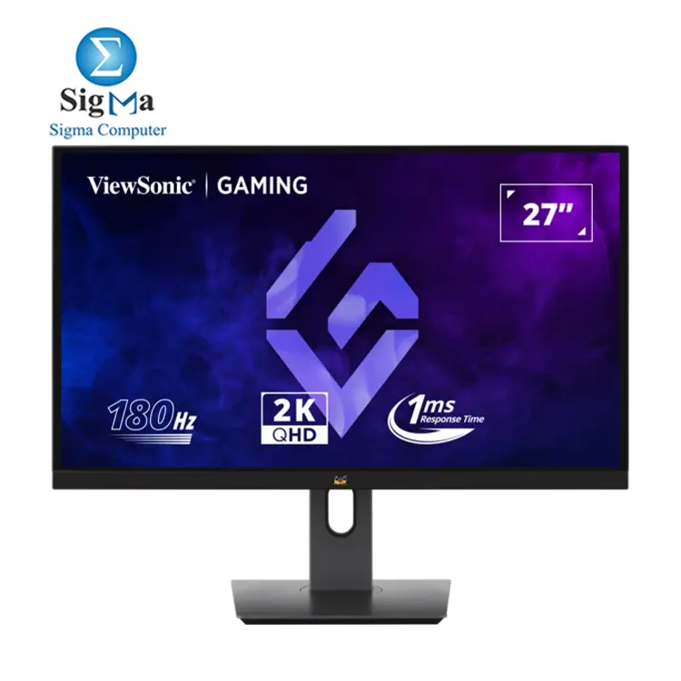 ViewSonic VX2758A-2K-PRO-2 - 27” QHD (2560x1440) IPS, 180Hz, 1ms MPRT, HDR10, AMD FreeSync™, 2x HDMI 2.0, 1x DisplayPort 1.4, adjustable stand, VESA mount