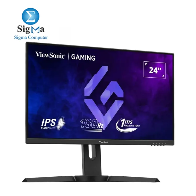 ViewSonic XG2409 – 24” FHD IPS, 180Hz, 1ms MPRT, AMD FreeSync™, HDR10, HDMI & DP, Adjustable Stand