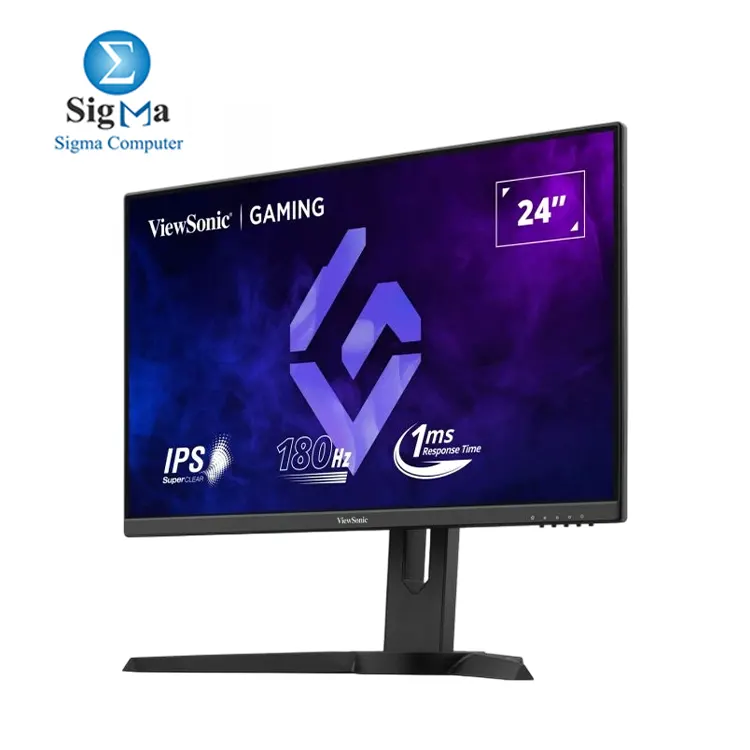 ViewSonic XG2409 – 24” FHD IPS, 180Hz, 1ms MPRT, AMD FreeSync™, HDR10, HDMI & DP, Adjustable Stand