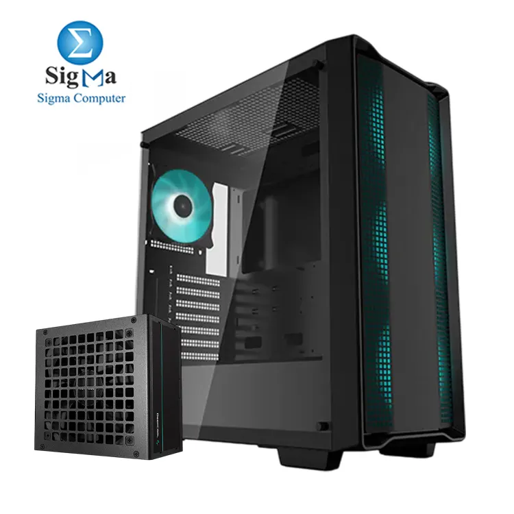 DeepCool CC560 Mid-Tower Case And DeepCool PF500 80 PLUS 230V EU certified 500W