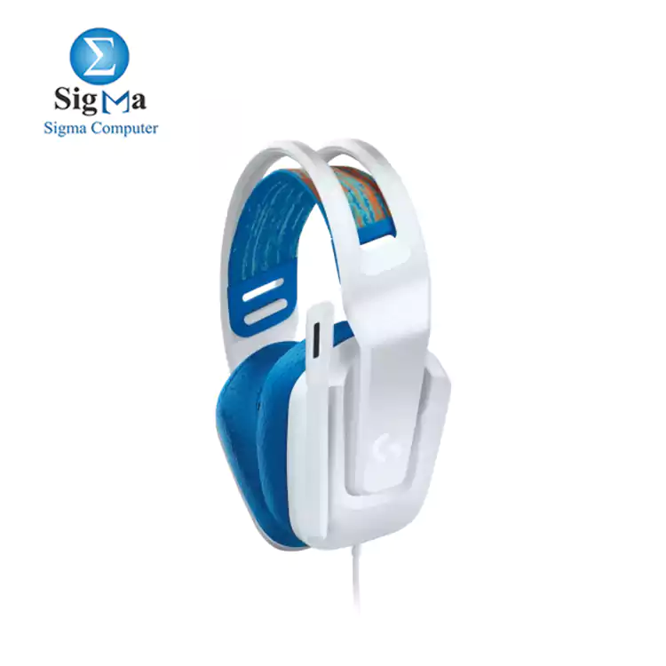 Logitech G335 Wired Gaming Headset features 40mm drivers, 20Hz-20kHz frequency response, 36 Ohms impedance, cardioid mic, 3.5mm jack compatibility, and a 2-year warranty