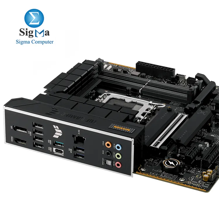 ASUS TUF GAMING B760M-PLUS II is a micro-ATX motherboard with support for Intel   14th  13th  and 12th Gen CPUs  DDR5 memory  up to 192GB  7800MHz OC   PCIe 5.0  3 M.2 slots  2.5Gb Ethernet  USB 20Gbps  and enhanced cooling