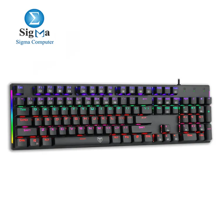  T-DAGGER NAXOS T-TGK310 Mechanical keyboard with OUTEMU switches  rainbow backlight  anti-ghosting  and durable double-shot keycaps