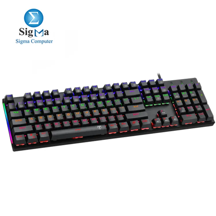  T-DAGGER NAXOS T-TGK310 Mechanical keyboard with OUTEMU switches  rainbow backlight  anti-ghosting  and durable double-shot keycaps