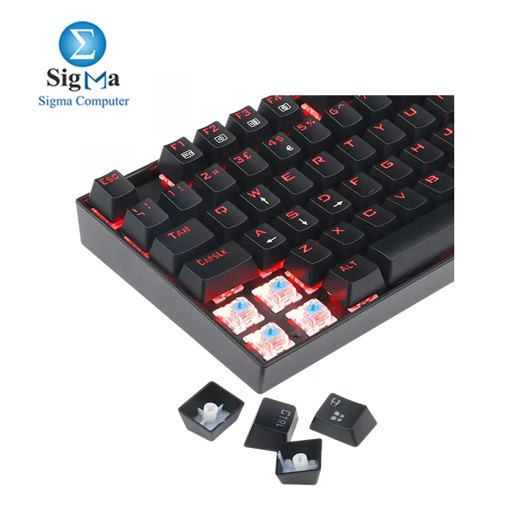 Redragon K552 KUMARA Blue Switch Red LED Backlit Mechanical Gaming Keyboard