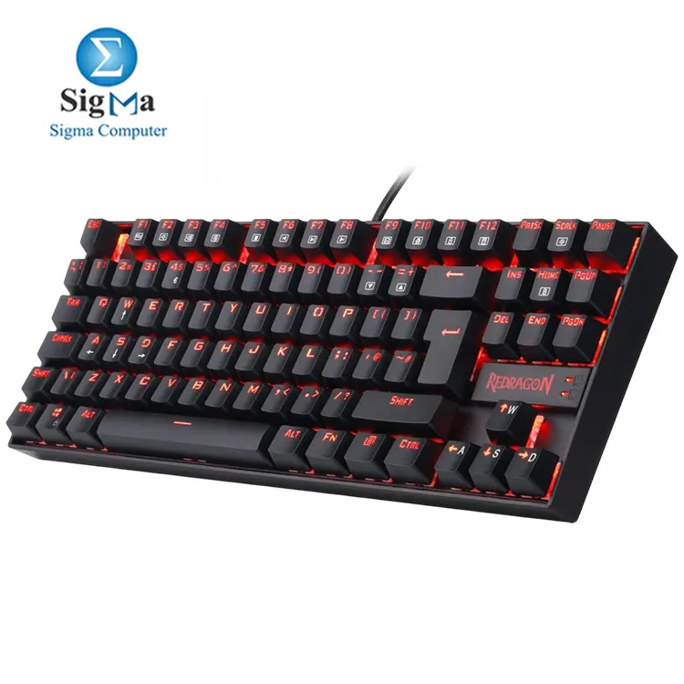 Redragon K552 KUMARA Red Switch Red LED Backlit Mechanical Gaming Keyboard