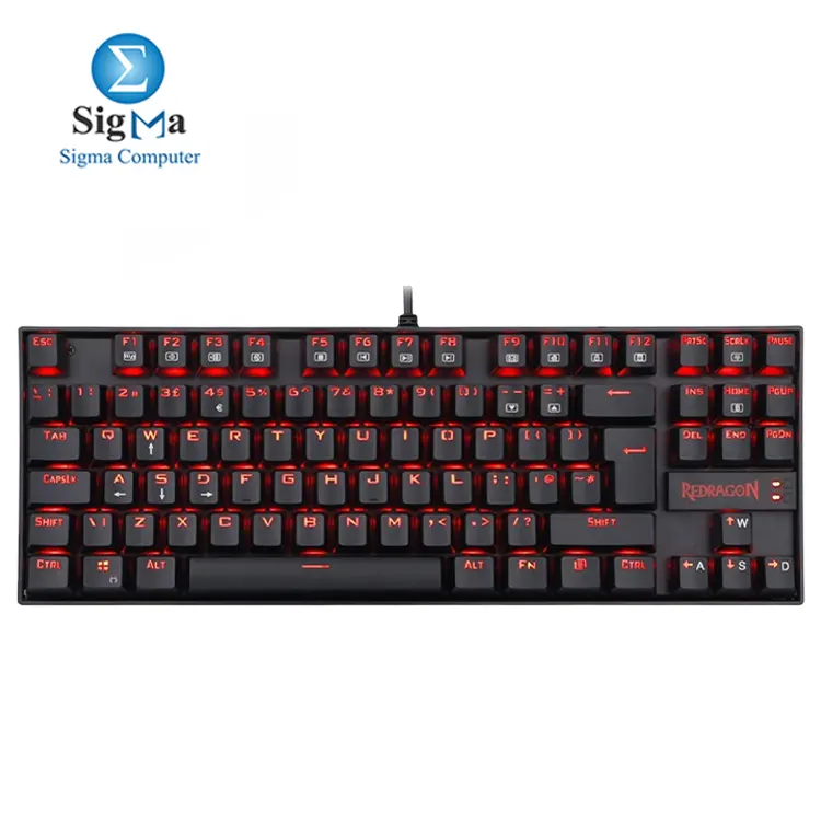 Redragon K552 KUMARA Red Switch Red LED Backlit Mechanical Gaming Keyboard