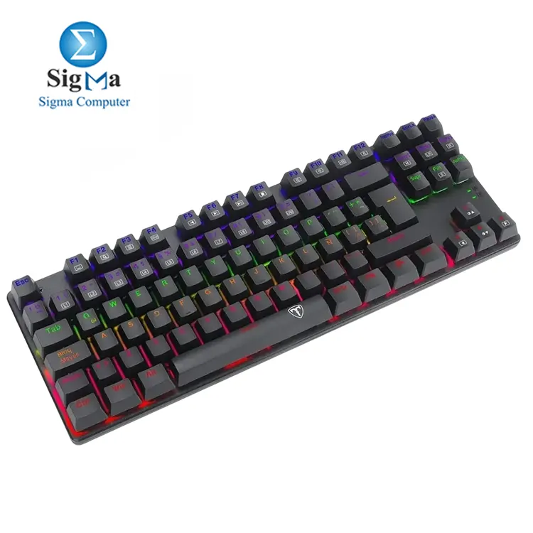 T-DAGGER Bora T-TGK313 BLACK Switch RAINBOW LED Mechanical Gaming Keyboard