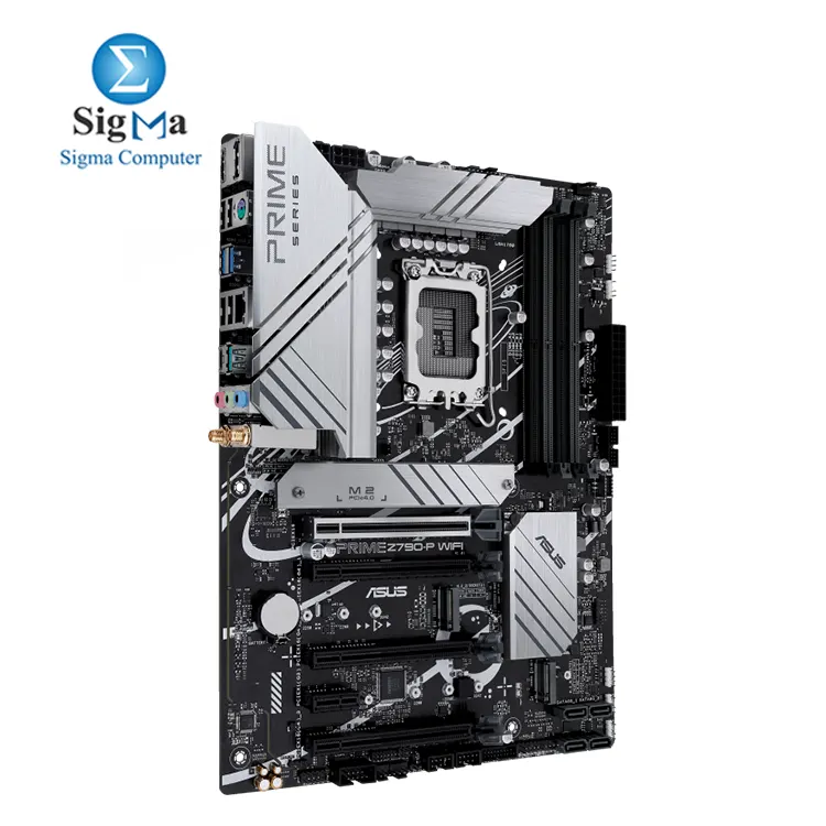ASUS PRIME Z790-P WIFI – LGA1700, DDR5 up to 192GB, PCIe 5.0, 3x M.2, Wi-Fi 6, 2.5Gb LAN, USB-C, Aura Sync RGB.