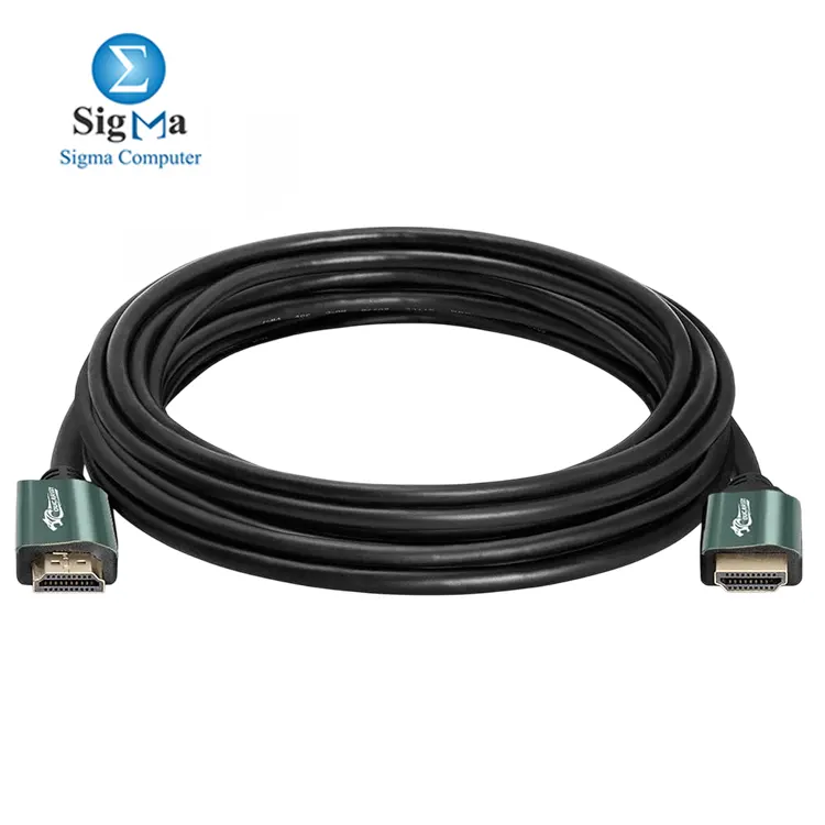 COUGAR-EGY HDMI Cable 5M Supports 8K ULTRA HD CABLE WITH ETHERNET   Advanced Digital Audio Video Cable   High Performance   High Speed Cable   Version 2.1V