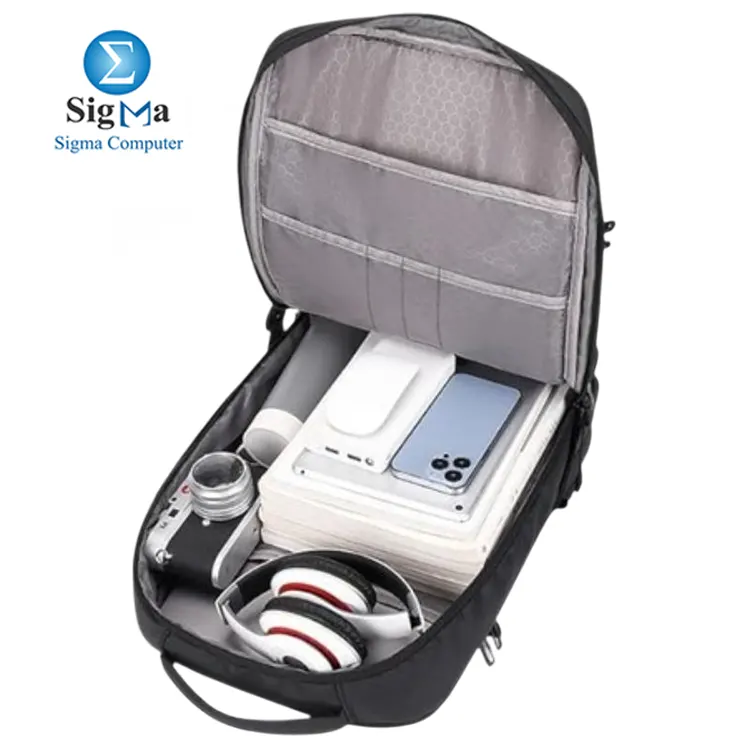 Cougar-Egy 8080 15.6 Backpack – Water-resistant, padded laptop compartment, multiple pockets, USB charging port, and versatile carrying options, perfect for professionals, students, and travelers.