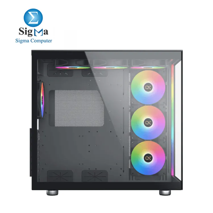 Xigmatek Aqua Ultra Air supports up to 3x120mm fans  185mm CPU cooler  430mm GPU  E-ATX to Mini ITX  USB 3.0 2.0 USB-C
