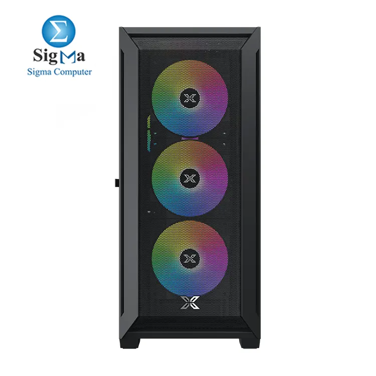 Xigmatek Master X II Pro ARGB + X-Power 750W: ATX case, 410mm GPU clearance, 360mm radiator support, 750W 80 Plus White PSU