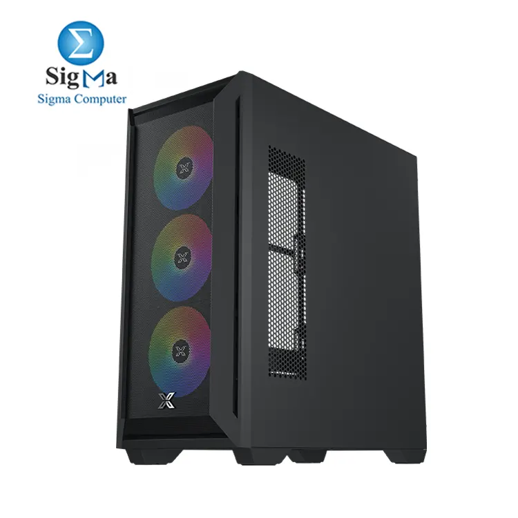 Xigmatek Master X II Pro ARGB + X-Power 750W: ATX case, 410mm GPU clearance, 360mm radiator support, 750W 80 Plus White PSU