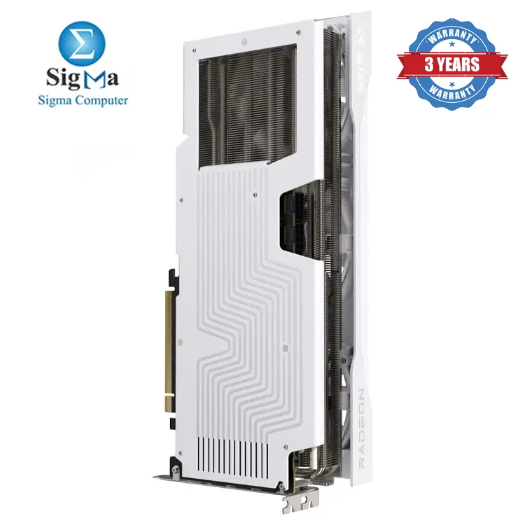 XFX RX-97SWFB3W9 (RX 9070 OC White) – 16GB GDDR6, RDNA™ 4, 2700MHz Boost, PCIe 5.0, Triple Fan, 3x DP 2.1, 1x HDMI 2.1, 800W PSU required
