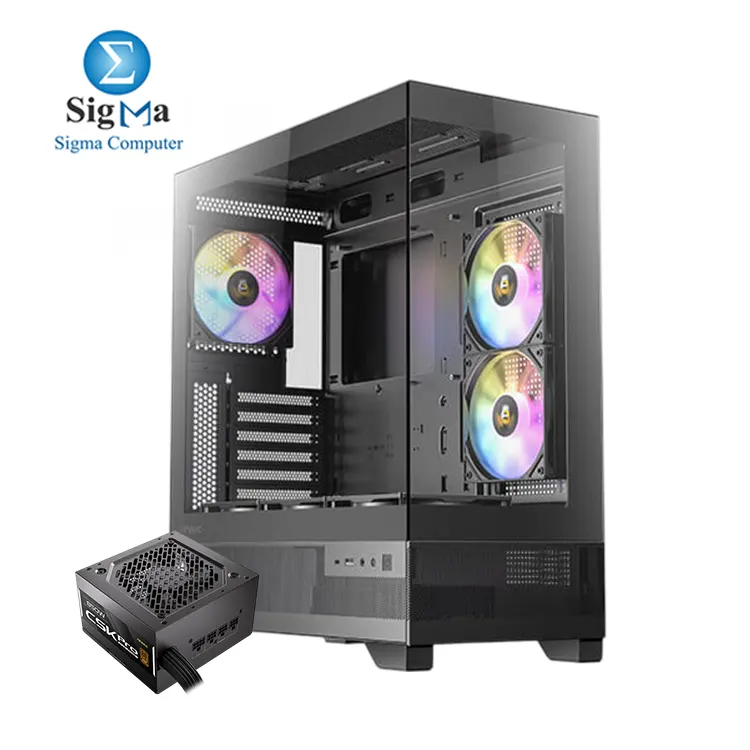 Antec CX700 RGB ELITE Antec CSK Pro 850W Panoramic glass case with 6 RGB fans supports up to 410mm GPU 360mm radiator paired with 80 Bronze ATX 3.1 PCIe 5.1 ready PSU Antec CX700 RGB ELITE Antec CSK Pro 850W Panoramic glass case with 6 RGB fans supports up to 410mm GPU 360mm radiator paired with 80 Bronze ATX 3.1 PCIe 5.1 ready PSU