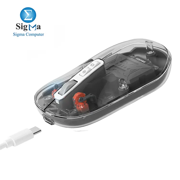 Meetion BTM005 – Wireless dual-mode mouse with 2.4G & Bluetooth, Type-C charging, silent clicks, 4-level DPI, and multi-device support
