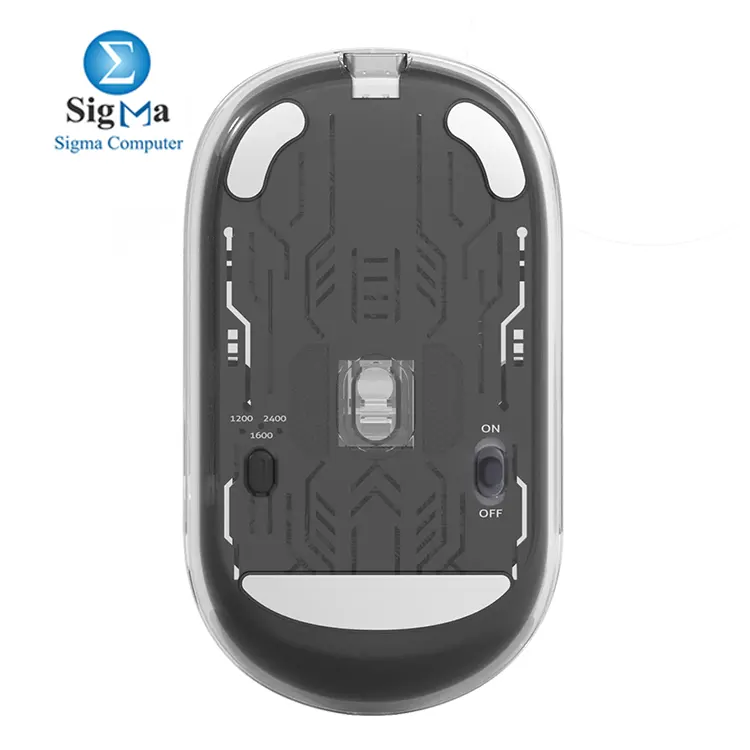 Meetion BTM005 – Wireless dual-mode mouse with 2.4G & Bluetooth, Type-C charging, silent clicks, 4-level DPI, and multi-device support