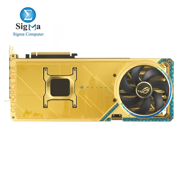 ASUS ROG Astral GeForce RTX    5090 Dhahab OC Edition     32GB GDDR7  21760 CUDA Cores  2610MHz Boost  PCIe 5.0  512-bit  1000W PSU  ARGB  3.8-slot