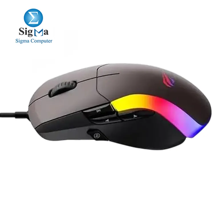 Havit MS959S RGB Wired Gaming Mouse  optical sensor  customizable DPI up to 10000  8 programmable buttons  ergonomic ambidextrous design  RGB lighting