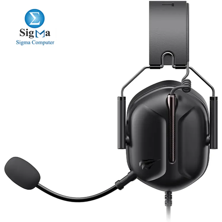 Havit H2033D over-ear gaming headset with 3.5mm jack  active noise cancellation  volume control  and wide device compatibility