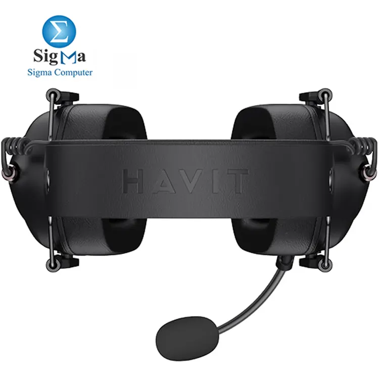 Havit H2033D over-ear gaming headset with 3.5mm jack  active noise cancellation  volume control  and wide device compatibility