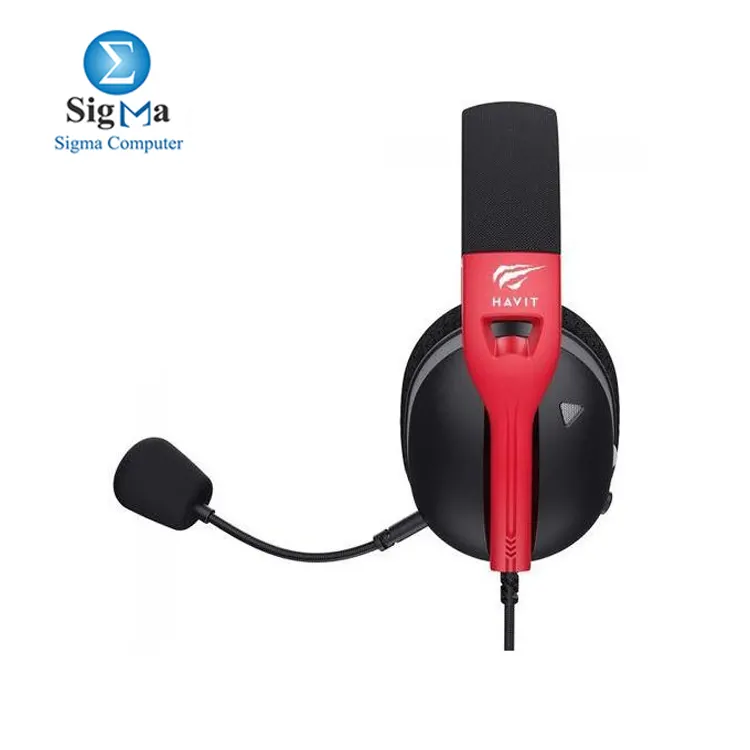 Havit Fuxi-H5D Gaming Headset offers high-definition stereo sound  comfortable adjustable design  noise-canceling mic  and versatile USB 3.5mm connectivity.