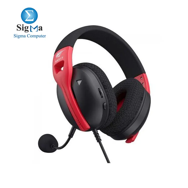 Havit Fuxi-H5D Gaming Headset offers high-definition stereo sound  comfortable adjustable design  noise-canceling mic  and versatile USB 3.5mm connectivity.