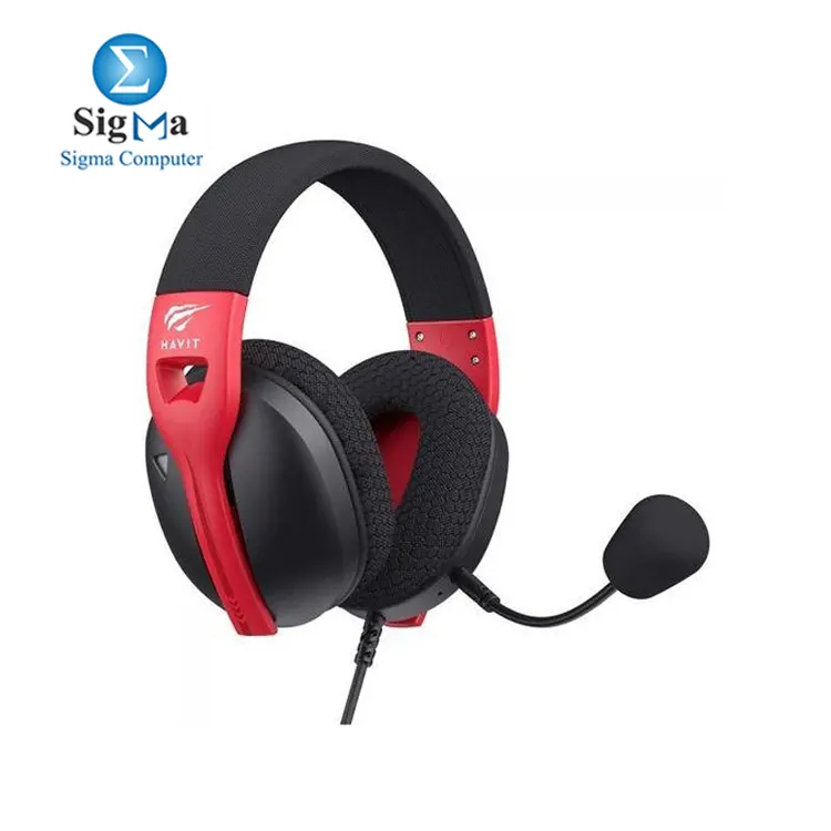 Havit Fuxi-H5D Gaming Headset offers high-definition stereo sound  comfortable adjustable design  noise-canceling mic  and versatile USB 3.5mm connectivity.