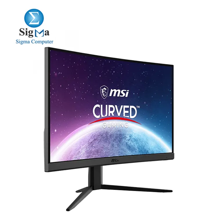 MSI Optix G24C4 E2     23.6-Inch FHD Curved VA  180Hz  1ms  Adaptive Sync  Wide Color Gamut  Anti-Flicker  Frameless Design