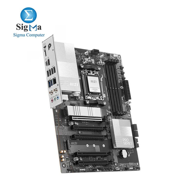 MSI PRO B840-P WIFI     Supports Ryzen 9000 8000 7000 CPUs  DDR5 8000  MT s  PCIe 4.0  Wi-Fi 7  2.5G LAN  and advanced cooling features
