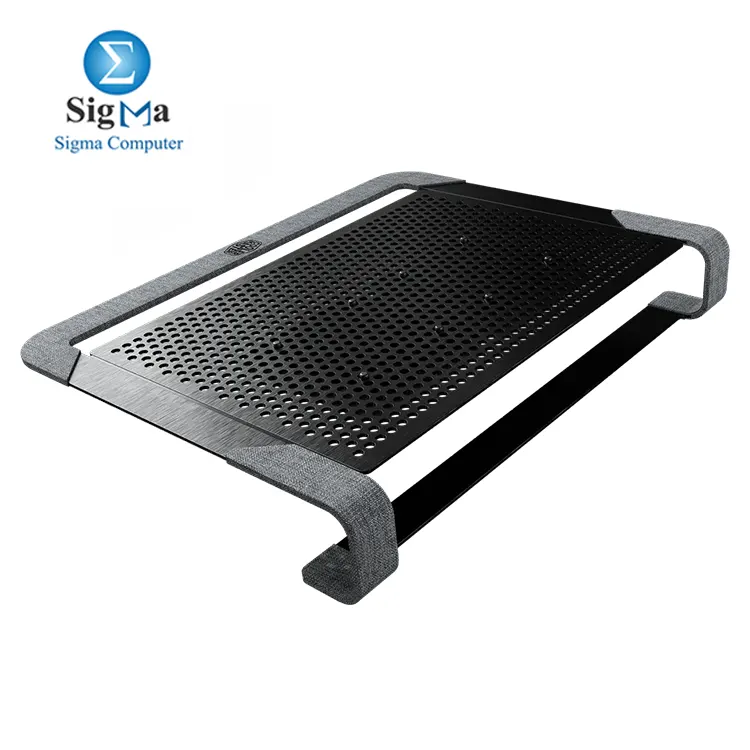 Cooler Master Notepal U2 Plus V2     Dual 80mm fans  supports up to 17  laptops  aluminum build  2000 RPM  31 CFM airflow  USB-powered