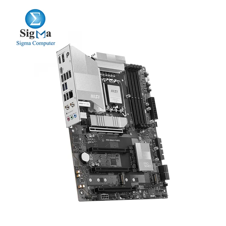 MSI PRO B860-P WIFI     Intel Core Ultra support  DDR5 8800  MT s  PCIe 5.0  Gen5 M.2  Wi-Fi 7  5G LAN  Thunderbolt 4  ATX.